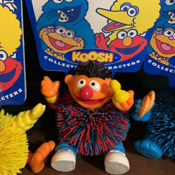 KOOSH - 1996 SESAME STREET KOOSH - COLLECTIBLE CHARACTERS! All Three!! - Picture 4 of 12